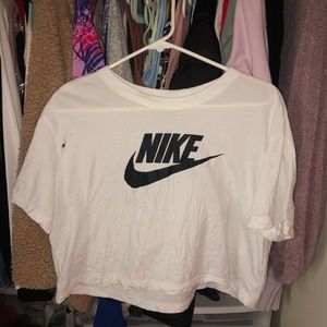 Nike cropped tee (stains)